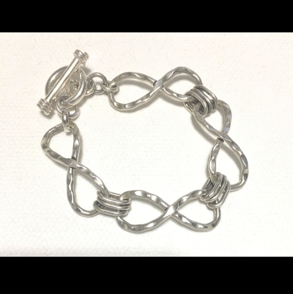 Sterling Silver 925 Bracelet made in Mexico - Picture 2 of 3